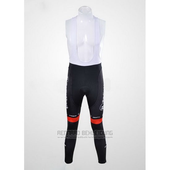 2012 Fahrradbekleidung Radioshack Champion Stati Uniti Trikot Langarm und Tragerhose